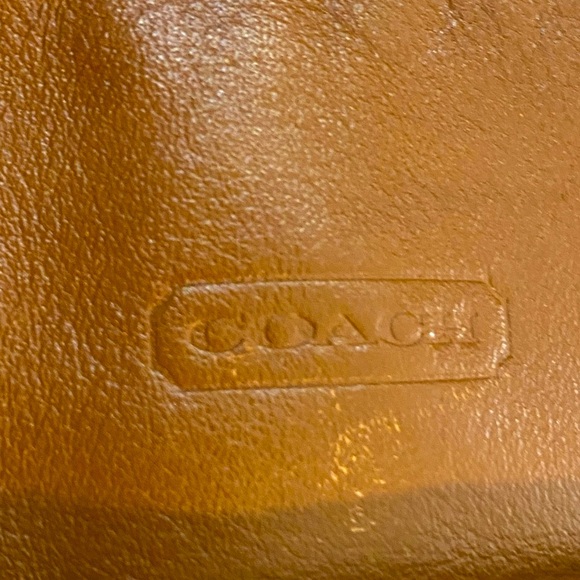 Brown Coach Leather Tote Bag - Picture 5 of 11